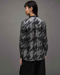 All Saints Dark grey Size 4 Shirt