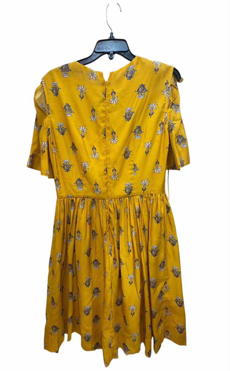 Oscar de la Renta Yellow Size 10 Dress