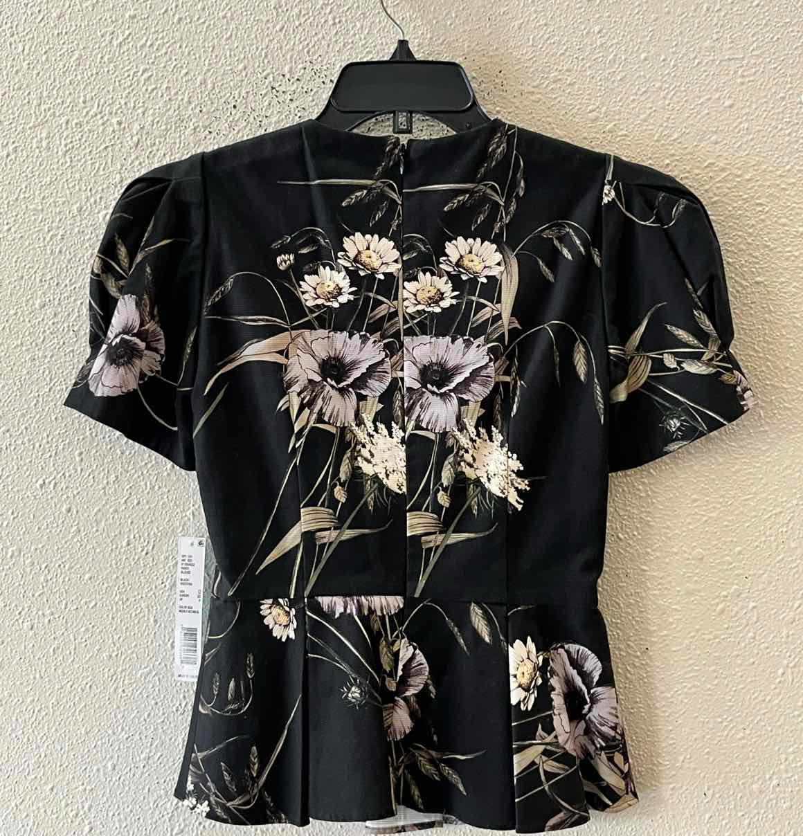 Antonio Melani Black Multi Size 0 Shirt
