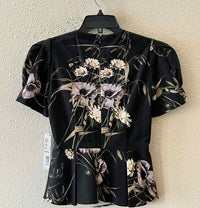 Antonio Melani Black Multi Size 0 Shirt