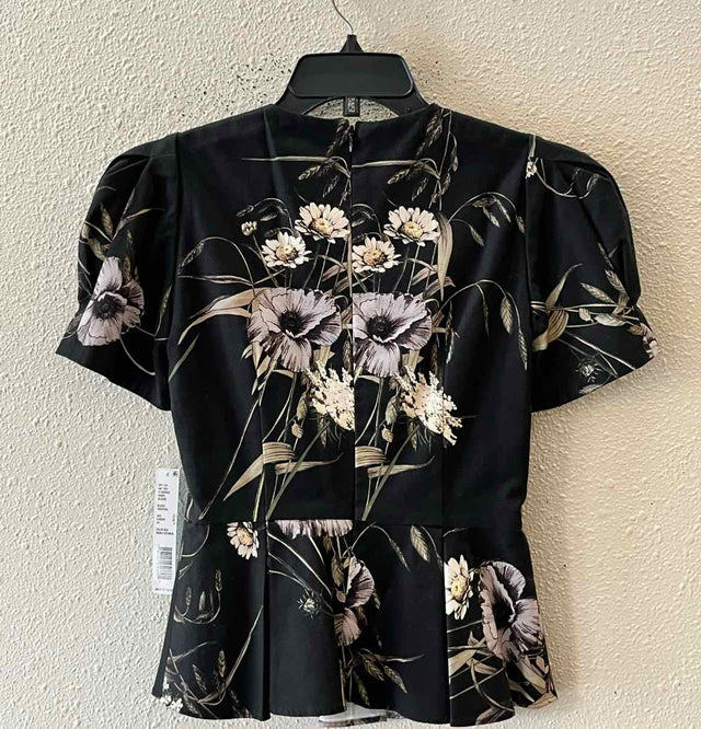 Antonio Melani Black Multi Size 0 Shirt