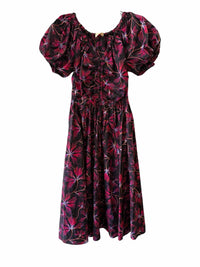 ULLA JOHNSON purple and pink Size 6 Dress