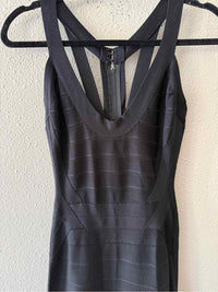 Herve Leger Black Size S Dress