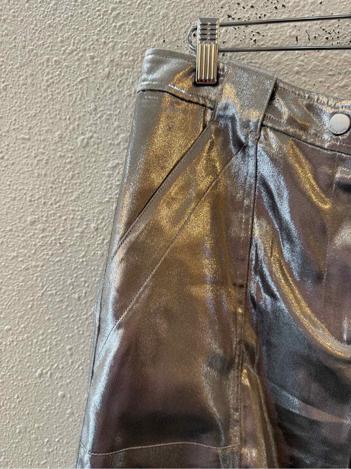Simkhai Metallic champagne Size 8 Pants