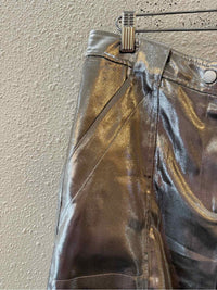 Simkhai Metallic champagne Size 8 Pants