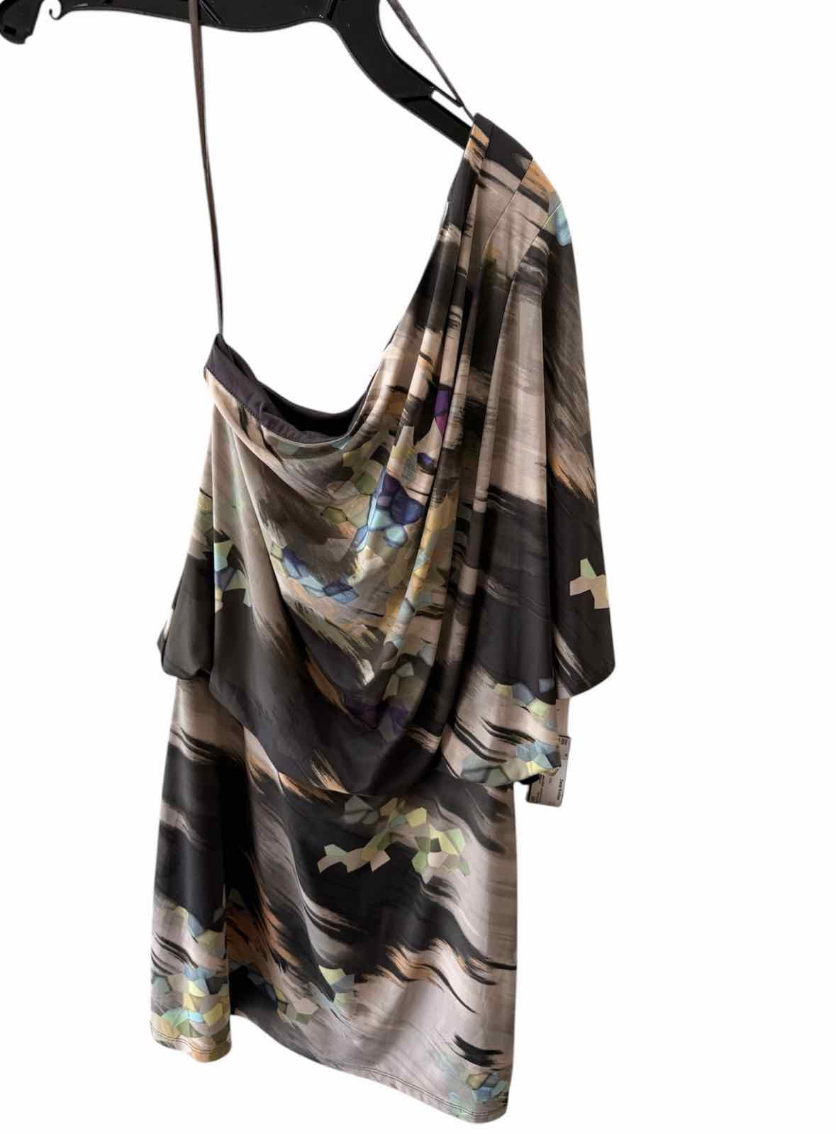 Jessica Simpson Black Multi Size S Dress