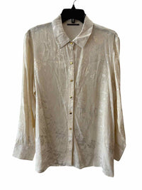 T Tahari Ivory Size L Shirt