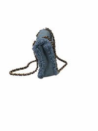 Karl Lagerfeld Clutch Blue Handbag