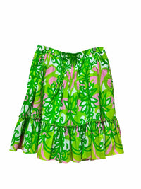Lily Pulitzer Green and Pink Size L Skirt