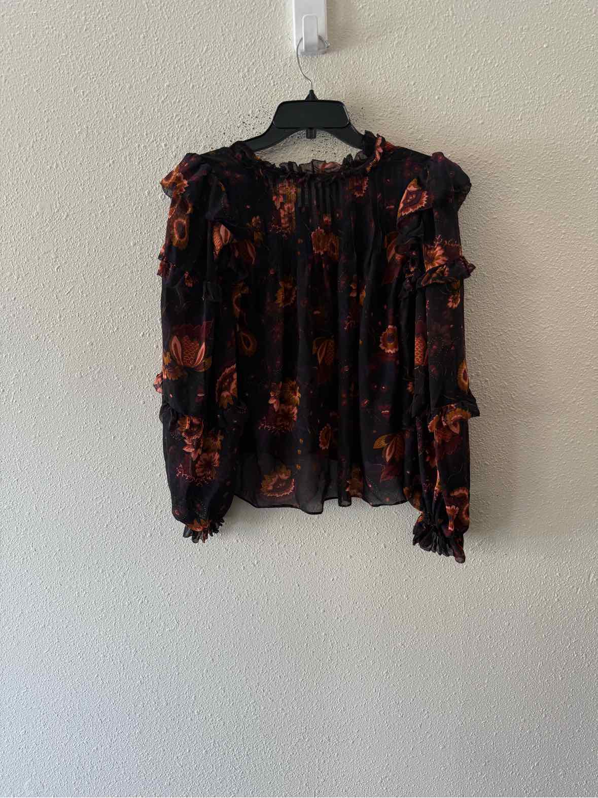 ULLA JOHNSON Black Multi Size 2 Shirt