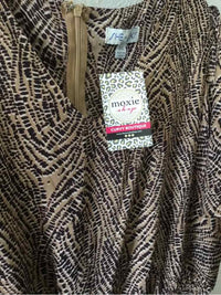 she & sky Brown and black Size 1X Dress