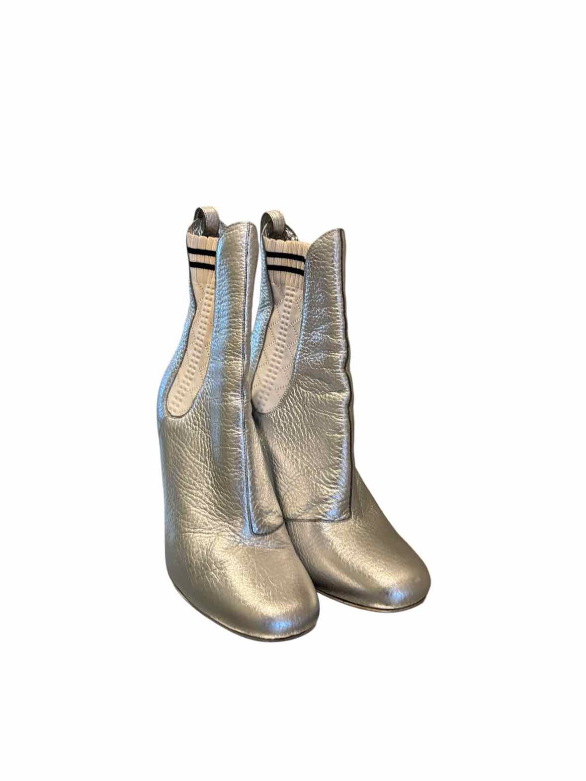 Fendi Silver Size 38.5 Boots