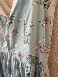 Hell Bunny Aqua Multi Size M Dress