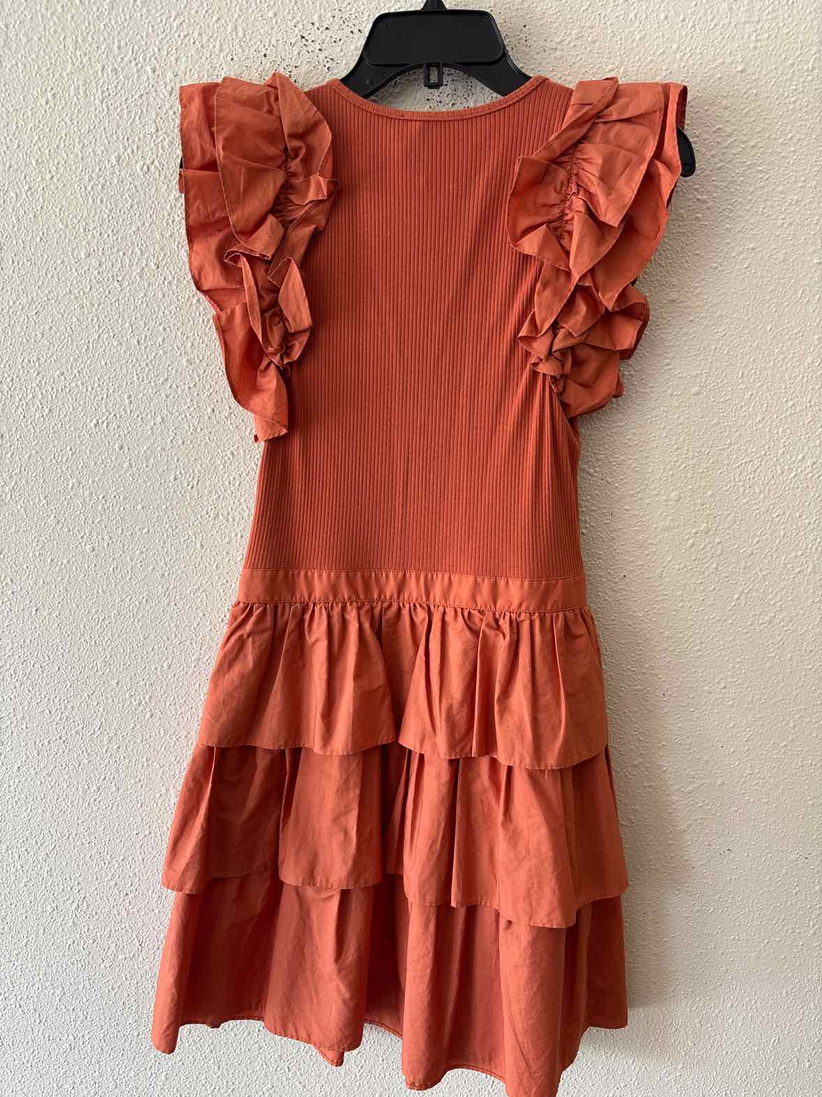 ULLA JOHNSON Burnt Orange Size 4 Dress