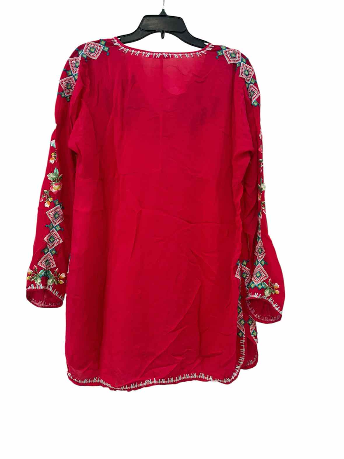 Johnny Was Red Size PM Tunic