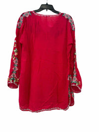 Johnny Was Red Size PM Tunic