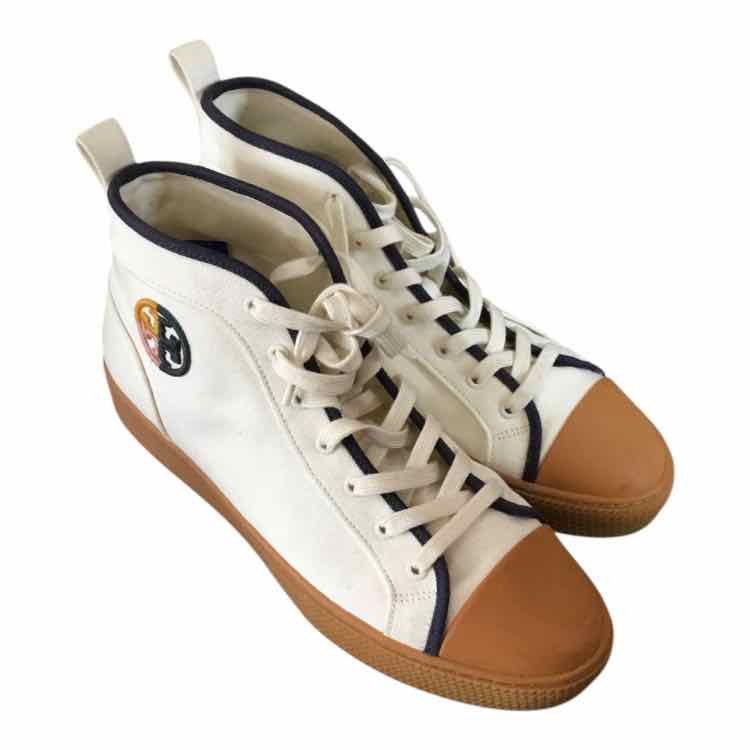 Tory Burch Cream and Navy Size 11 Shoes