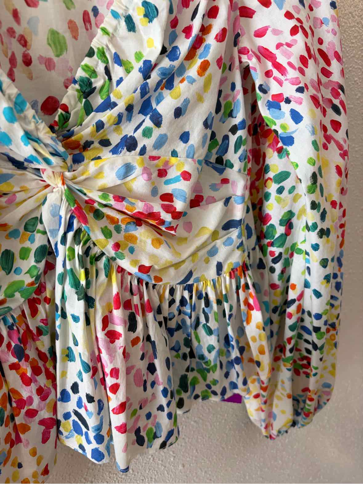 Caroline Constas White Multi Size No Label Shirt