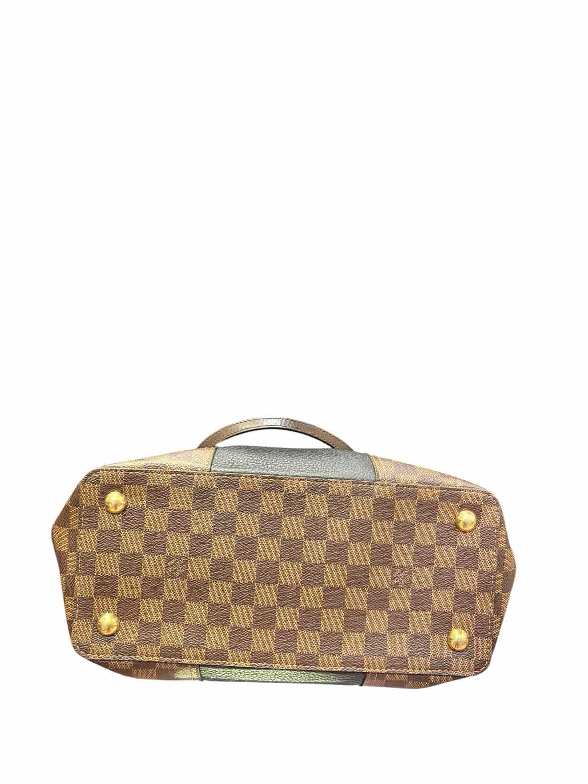 Louis Vuitton black and brown Handbag