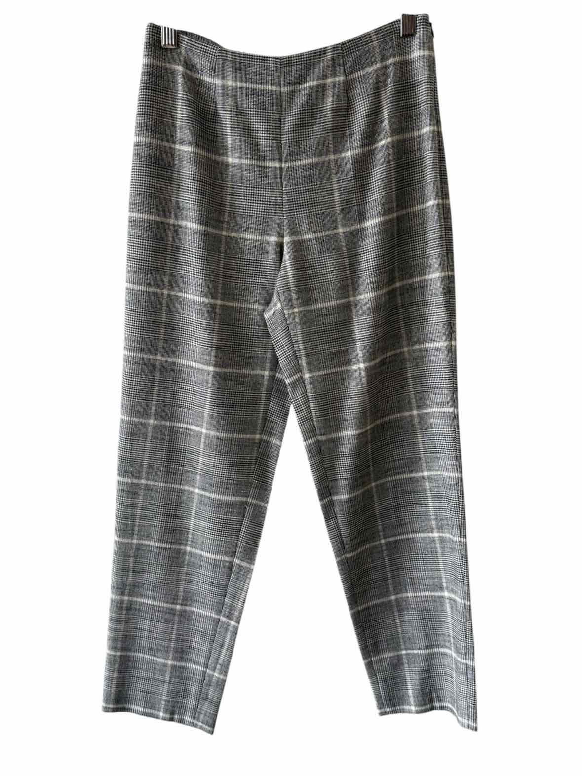 Piazza Sempione Black and white Size 38 Pants