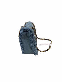 Karl Lagerfeld Clutch Blue Handbag