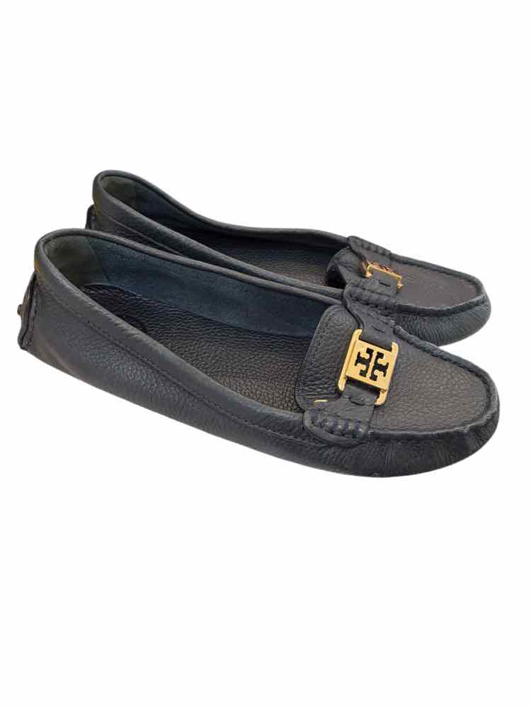 Tory Burch Navy and Gold Size 7 1/2 Shoes
