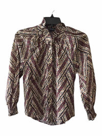 Veronica Beard Burgundy Multi Size XS Shirt