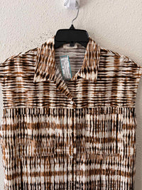 Barena White and Brown Size 46 Shirt