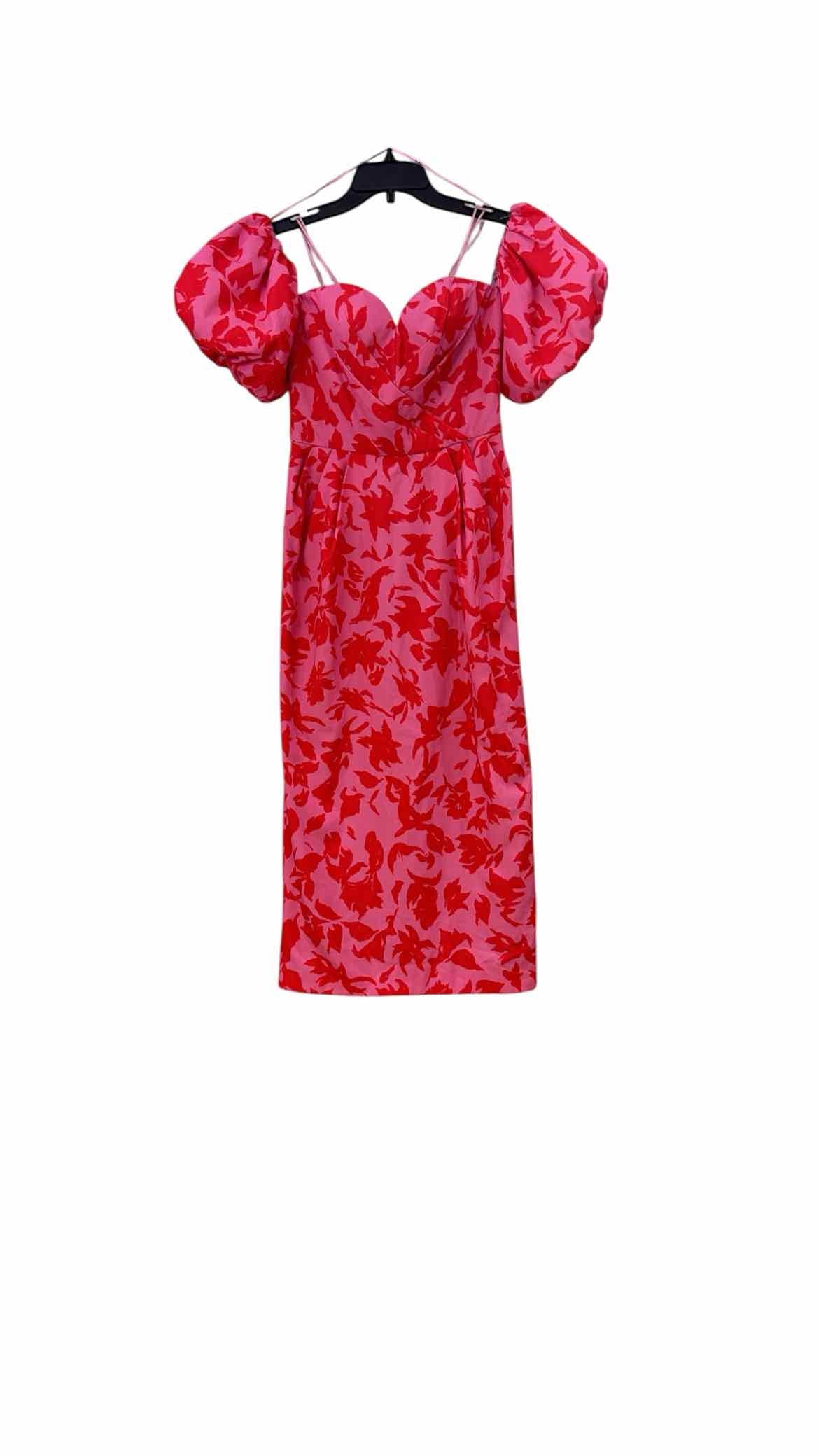 Amur Pink and Red Size 4 Dress