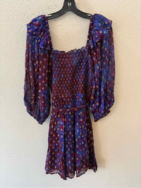cleobella Burgundy and blue Size M Dress
