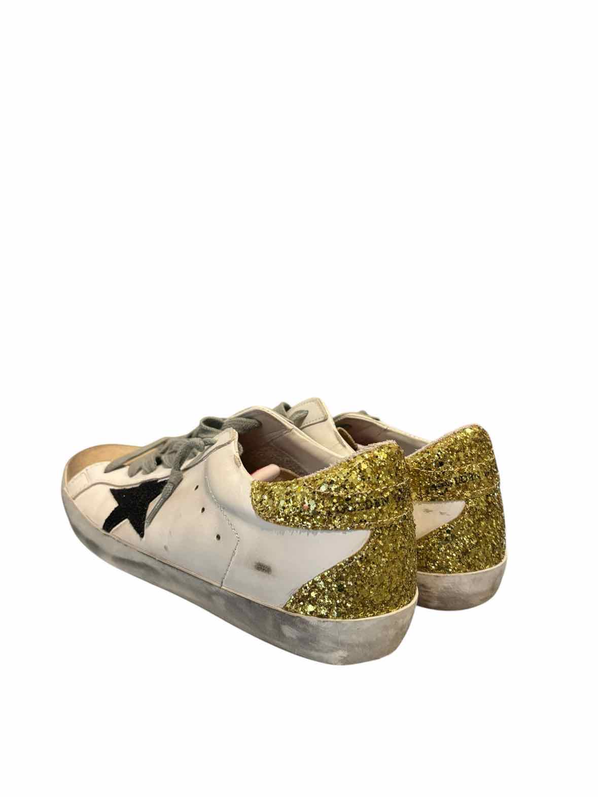 Golden Goose White and Tan Size 41 Shoes