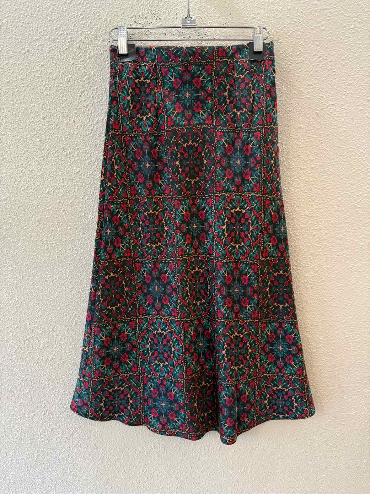 LOFT Petites Black Multi Size XXSP Skirt