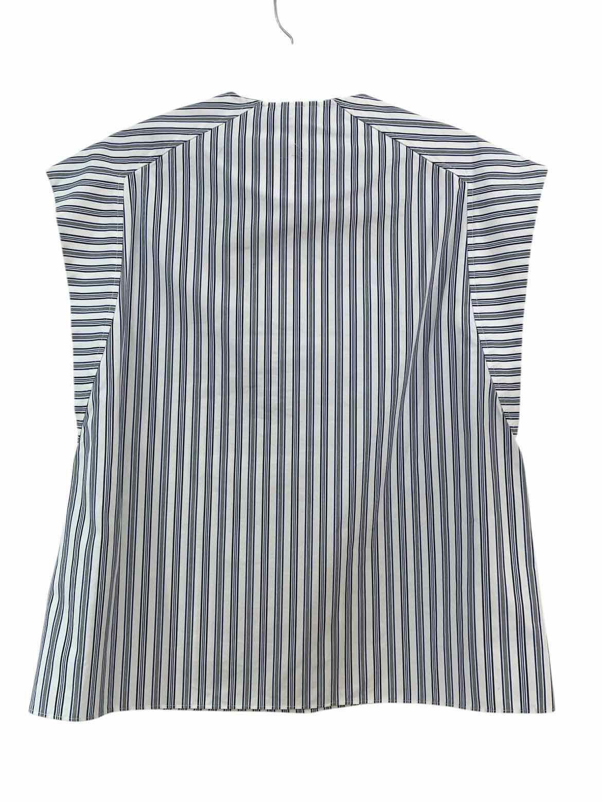 Tibi Blue and White Size S Shirt