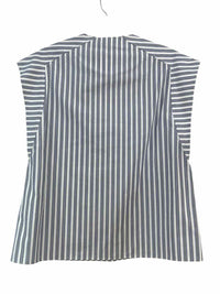 Tibi Blue and White Size S Shirt