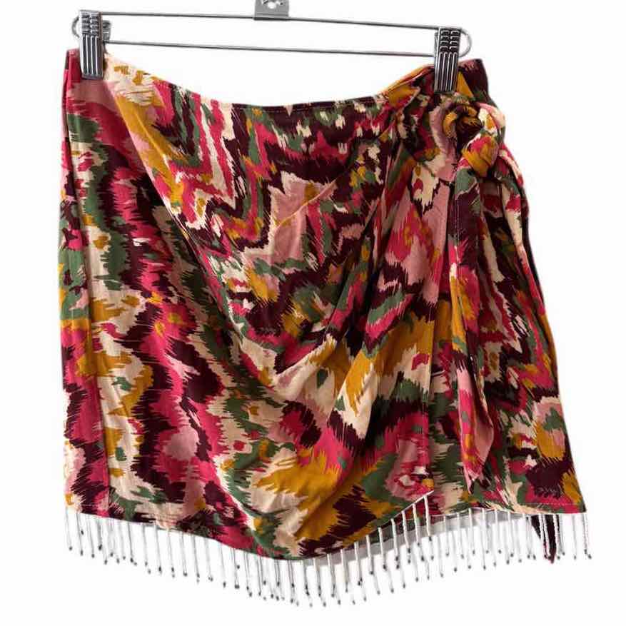 Zara Burgundy Size S Skirt