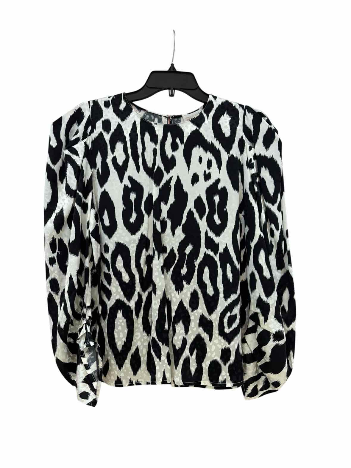 Ronny Kobo Black/White Size M Blouse
