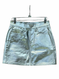 Frame Metallic Silver Size 23 Skirt