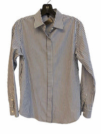 Theory Blue and White Size P Shirt