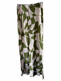The Workshop Green and Cream Size S Skirt