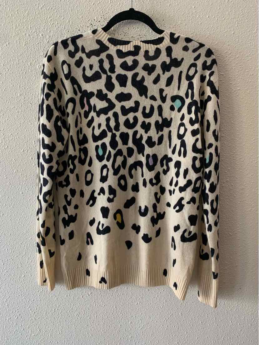 Autumn Cashmere Cream and Black Size S Sweater