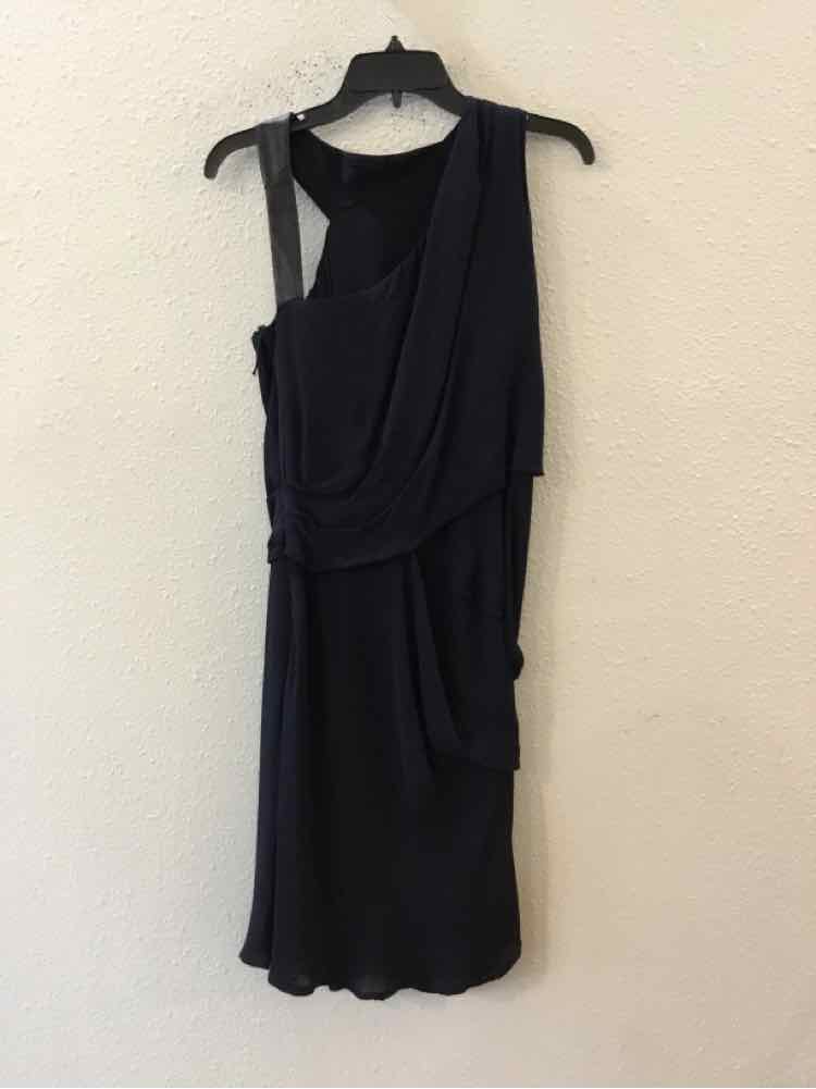 J. Mendel Navy and Black Size 6 Dress