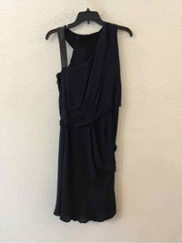 J. Mendel Navy and Black Size 6 Dress