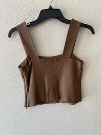 Vince. Brown Size 0 Tank Top