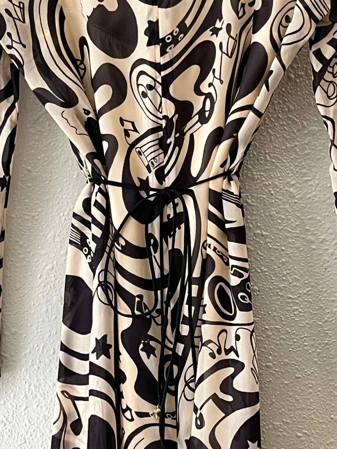 Zimmermann Nude and Black Size 0 Dress