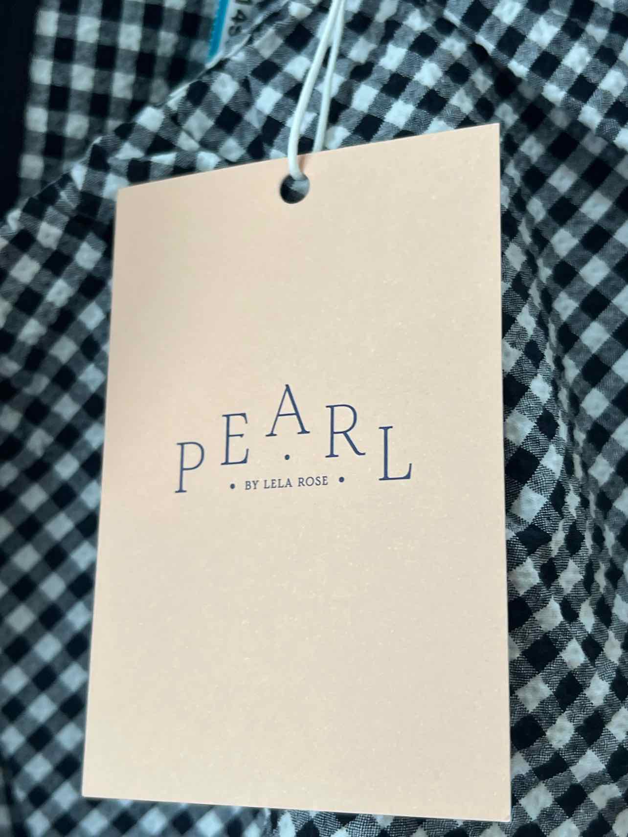 Pearl by Lela Rose Black and white Size 10 Shirt