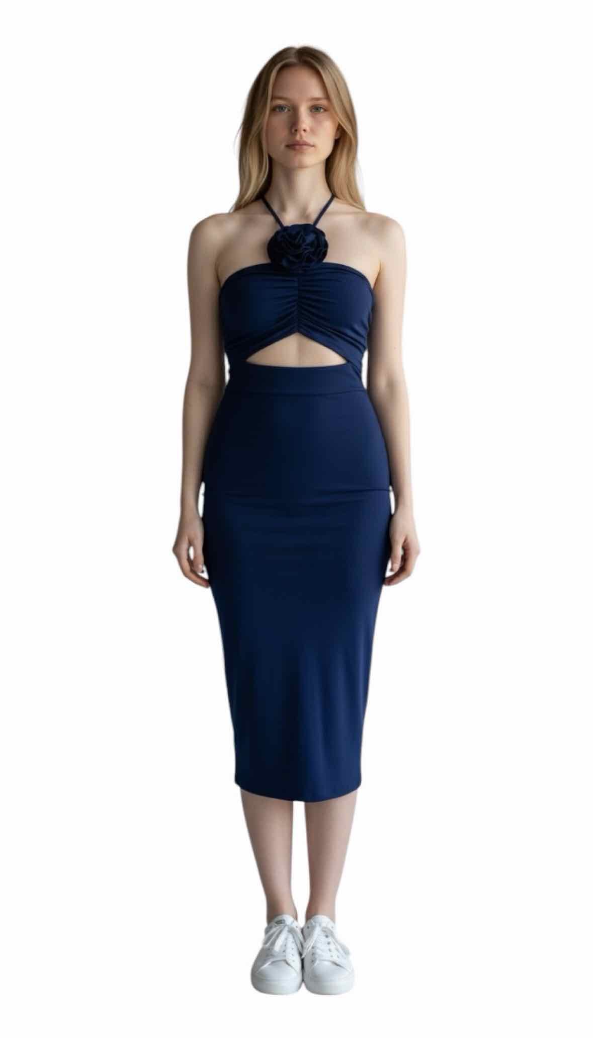 Maygel Coronel Navy Size One Size Dress