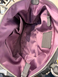 Coach Madison Dotted OP Art Sophia Satche Gray Handbag