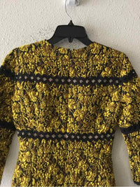 Sachin & Babi Black and yellow Size 0 Dress
