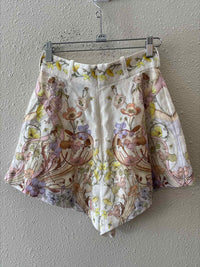 Zimmermann White Multi Size 0 Shorts