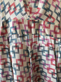 Trovata Cream Multi Size S Dress